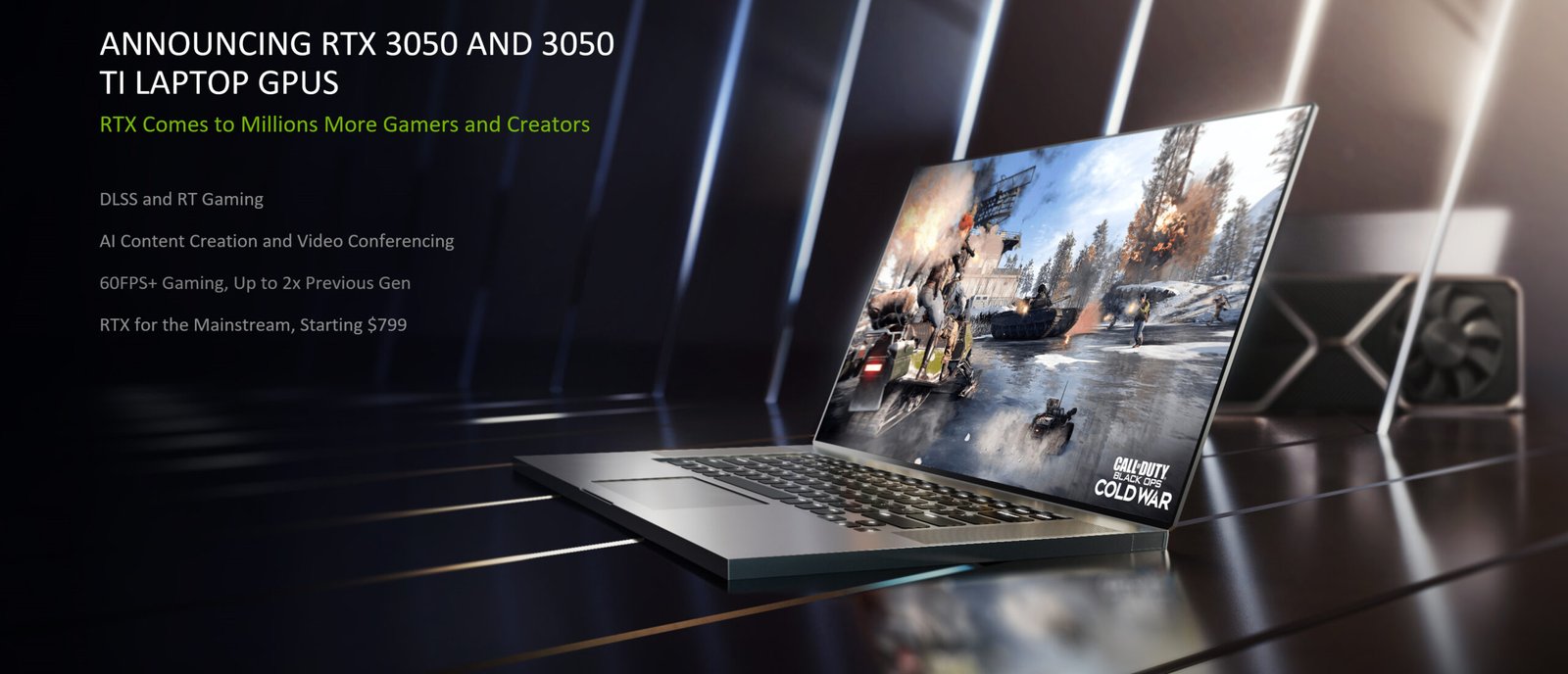 New GeForce RTX Gaming Laptops and Studio Laptop Models