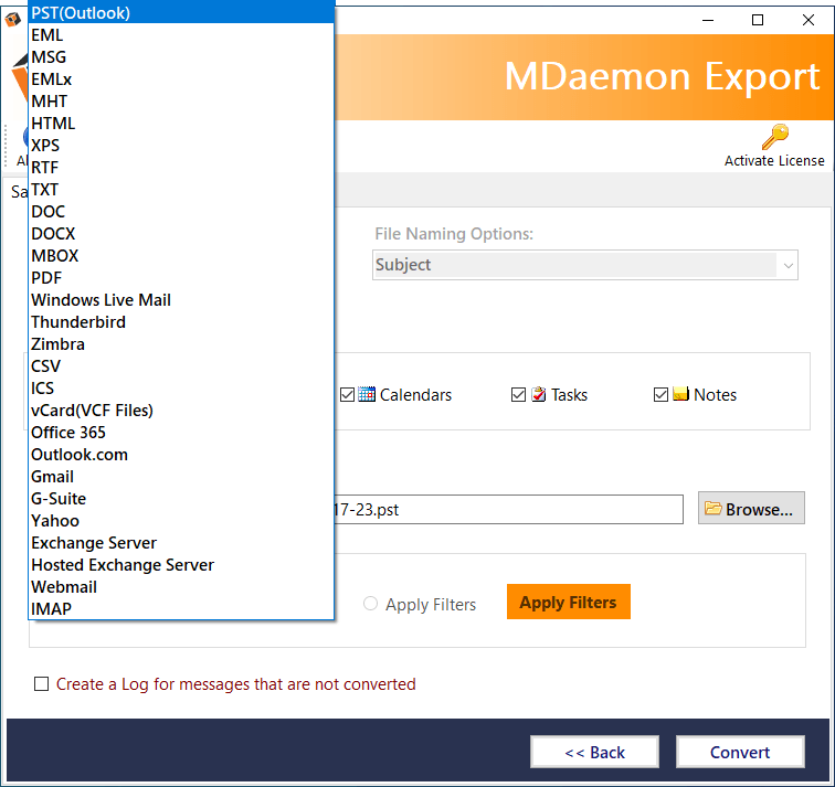 Export User Profiles from MDaemon to Outlook 2021 and All other Editions