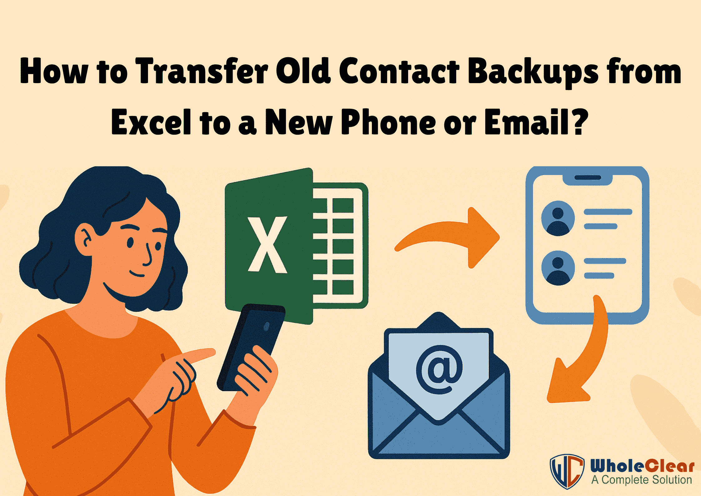 How to Transfer Old Contact Backups from Excel to a New Phone or Email min