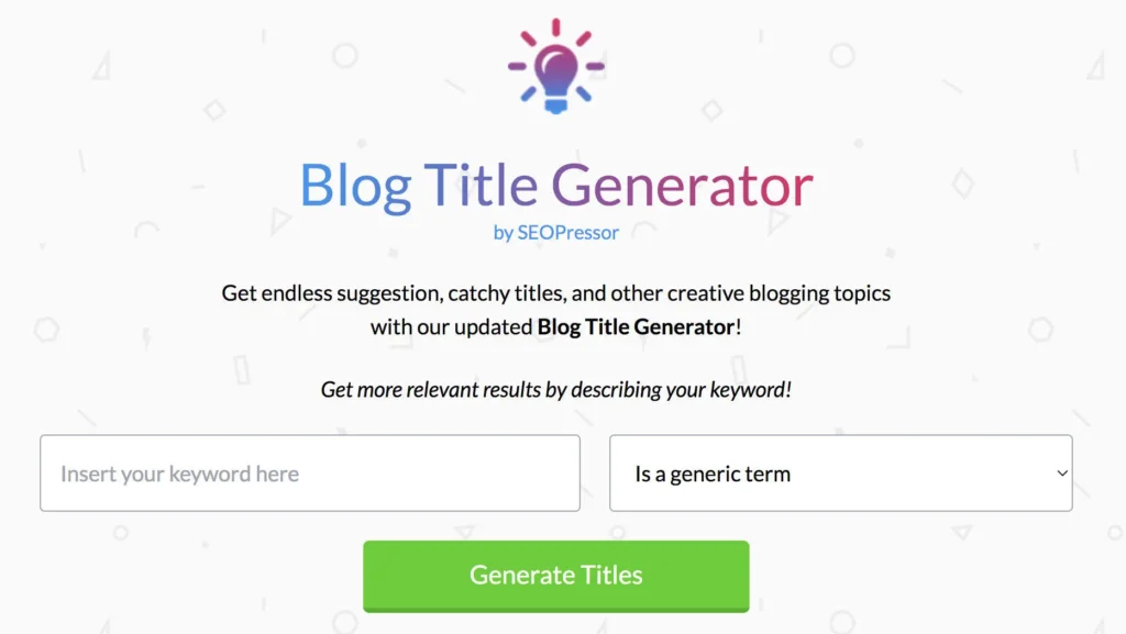 Blog Title Generator