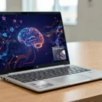 modern Windows laptop on a clean desk