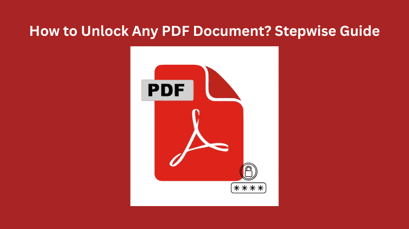 how to unlock any pdf