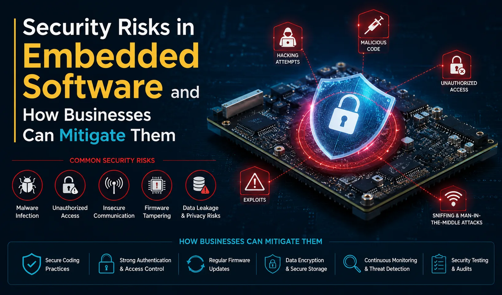 Embedded Software Security Risks and Solutions